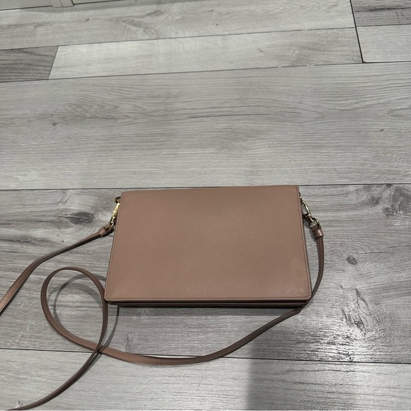 Prada Cosette Crossbody in Matte Nude Saffiano Leather - Picture 4 of 14
